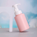 Custom Pink Pet Plasticround Cosmetics Packaging Bottles